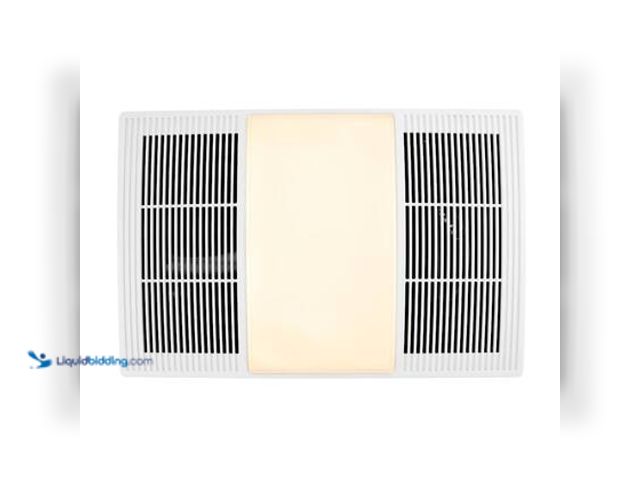 Lot 49-5572209 - Broan-NuTone 100/110 CFM Size Heater Exhaust Cover Upgrade with Dimmable LED and Color Adjustable CC...