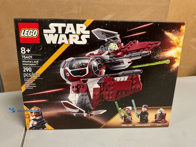 Lot 49-1505930 - FACTORY SEALED LEGO STAR WARS ASHOKAS JEDI INTERCEPTOR 75401 290 PCS SET IN ORIGINAL BOX AMAZING LEG...