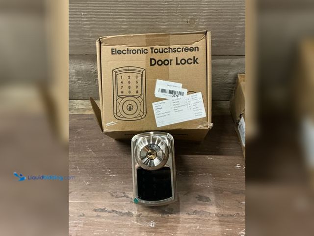 Lot 49-3528564 - Electronic Touchscreen Door Lock (attachments included) Unused