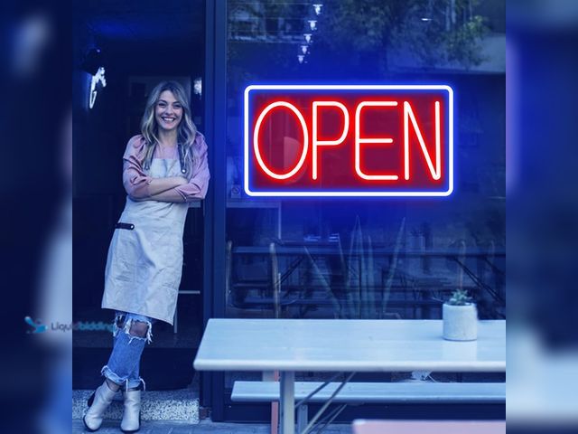 Lot 49-5459709 - Open Sign. LED Neon. 16''