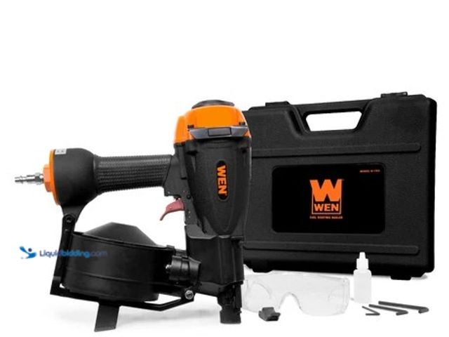 Lot 49-2004621 - WEN 3/4-Inch to 1-3/4-Inch Pneumatic Coil Roofing Nailer, Model #61783, Unused, Unable to test.  Ref...