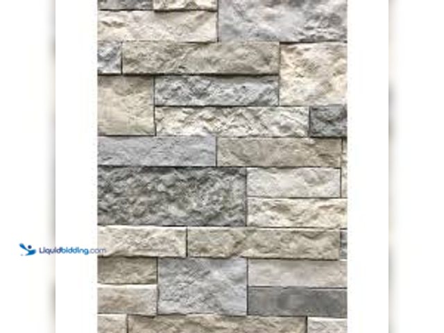Lot 49-5411860 - AIRSTONE Spring Creek Gray Cement Standard Primary Wall Tiles. Model # CLSCFIO. Unused
