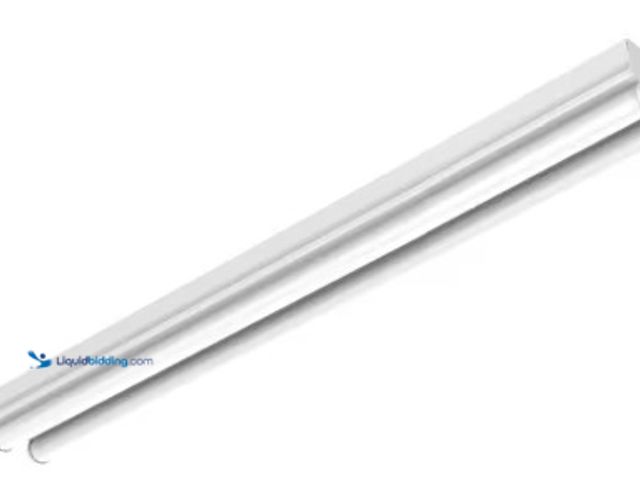 Lot 49-1516666 - Metalux 8 ft. 2-Light Linear White Integrated LED Garage Strip Light with 8913 Lumens, 4000K, Model ...