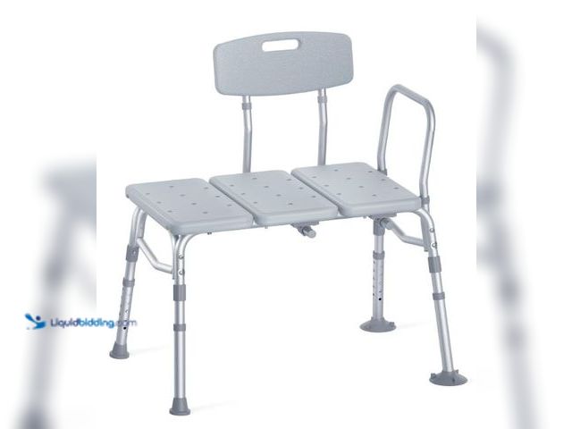 Lot 49-3432557 - HOMLAND Tub Transfer Bench for Bathtub, FSA/HSA Eligible 400 lbs. Heavy Duty Shower Chair with Backr...