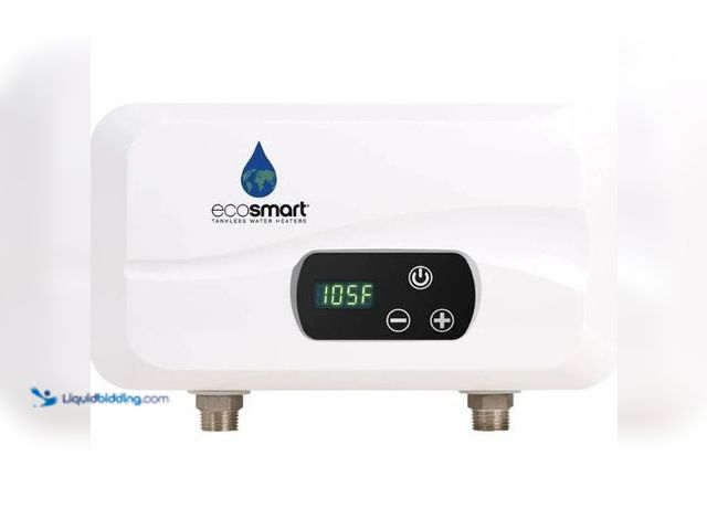 Lot 49-5560083 - EcoSmart Point of Use 3.5kW 120V Tankless Electric Water Heater. SKU# 4367660. Unused