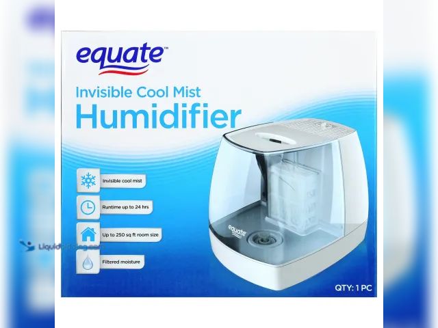 Lot 49-1627170 - Equate 1.1-Gallon Invisible Cool Mist Humidifier Model #1120339, Slightly Used, Powers On  Ref#WM071...