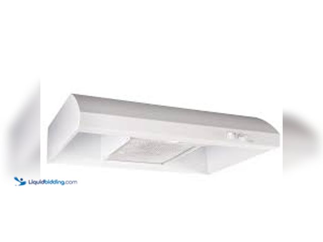 Lot 49-5436953 - Broan-NuTone AR1 Series 30 in. 270 Max Blower CFM 4-Way Convertible Under-Cabinet Range Hood with Li...