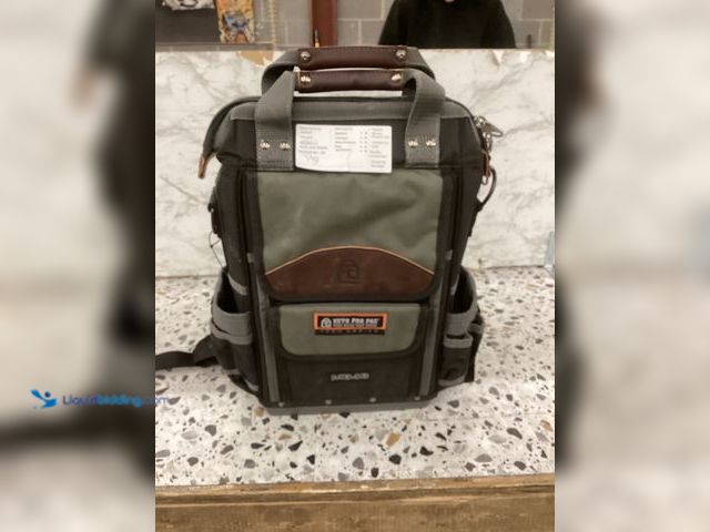 Lot 49-5452015 - 13 in. 46-Pocket Orig inal Nylon Bag/Tote with Padded Handle Zippered Top Shatterproof Waterproof We...