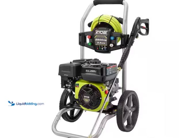 Lot 49-1622462 - RYOBI 2900 PSI 2.5 GPM Cold Water Gas Pressure Washer with 212cc Engine, Model # RY802925, Unused, U...