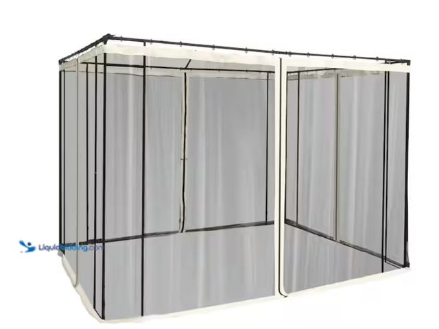 Lot 49-2020775 - Outsunny Replacement Mesh Mosquito Netting Screen Walls for 10 ft. x 10 ft. Patio Gazebo, 4-Panel Si...