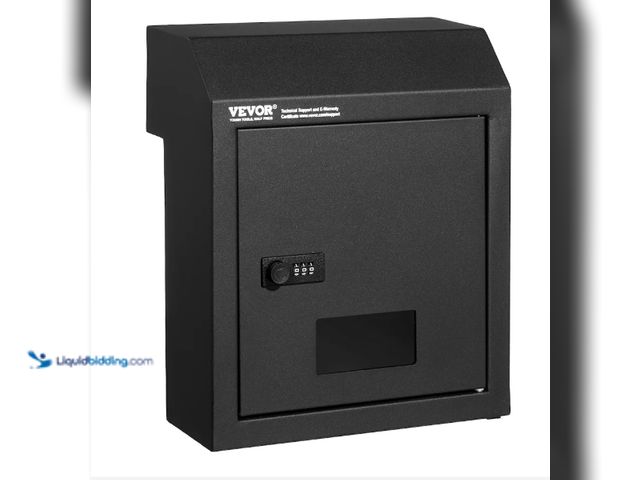 Lot 49-2024668 - VEVOR - Through The Door Key Drop Box, Heavy Duty Steel Through the Door Mailbox with 12" Combinatio...