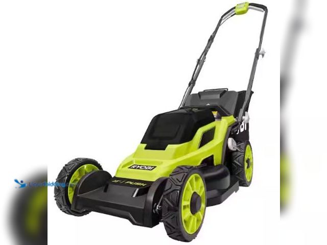 Lot 49-2025512 - RYOBI ONE+ 18V 13 in. Cordless Battery Walk Behind Push Lawn Mower (Tool Only), Model # P1108BTL, MS...