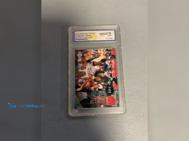 Lot 49-1505366 - COLLECTIBLE WOW GRADED CARD! WCG 10 GEM MT 1994 UPPER DECK MICHAEL JORDAN #35 AMAZING CARD FOR ANY C...