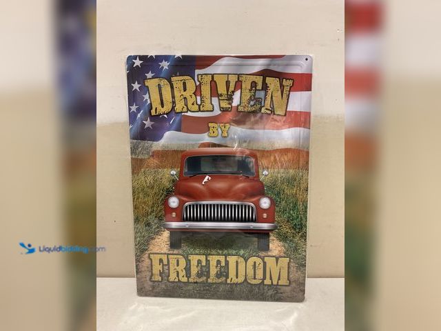 Lot 49-3709144 - Other WOW AN AMAZING COLLECTIBLE METAL SIGN “DRIVEN BY FREEDOM” AN AMAZING LOT FOR ANY COLLECTOR