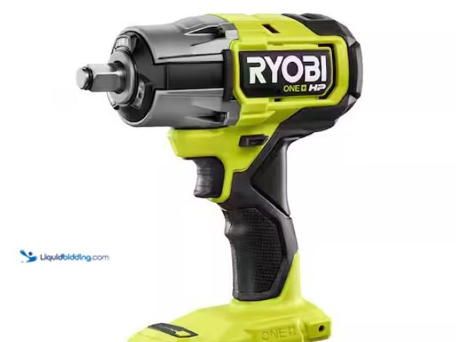 Lot 49-3433353 - RYOBI ONE+ HP 18V Brushless Cordless 4-Mode 1/2 in. Impact Wrench (Tool Only), Model # P262, Slightl...