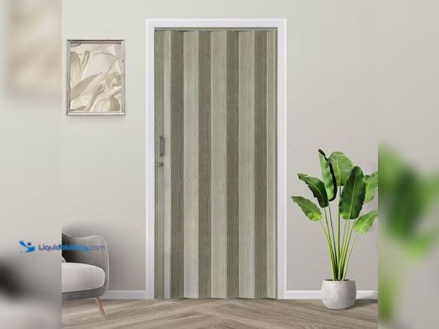 Lot 49-1623459 - Everbilt Accordion Door Saturn Tuscany 36 in. x 80 in., Model # SAT-36X80T, Unused.  Ref#HD0701
