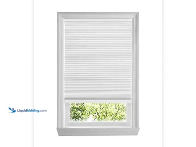 Lot 49-1549284 - Home Decorators Collection Shadow White Cordless Blackout Cellular Shades for Windows - 36 in. W x 7...