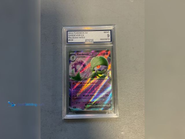 Lot 49-1830592 - COLLECTIBLE WOW! GRADED CARD 2024 POKÉMON PALDEAN FATES GARDEVOIR EX 29/91 AGS 9 MINT AMAZING GRADED...