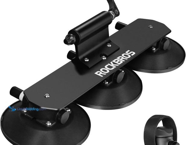 Lot 49-5409813 - ROCKBROS Suction Cup Bike Rack for Car Roof Top Sucker Bike Rack Quick Release Aluminium Alloy Bike ...