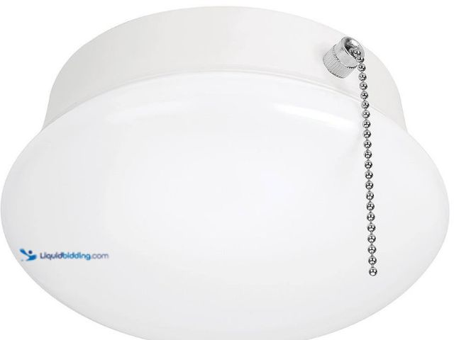 Lot 49-5552298 - QTY 2 - Commercial Electric
Spin Light 7 in. Closet Light with Pull Chain LED Flush Mount Ceiling L...
