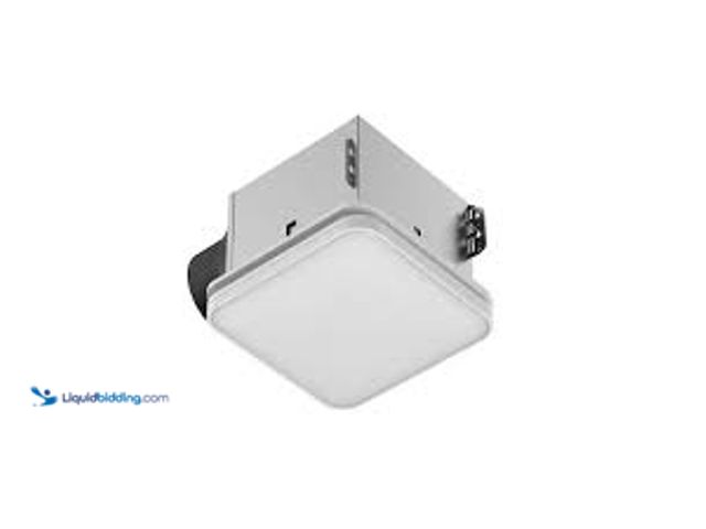 Lot 49-5489001 - Commercial Electric 80 /110 CFM Ceiling/Wall Mount Roomside Installation Bathroom Exhaust Fan with N...