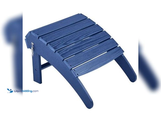 Lot 49-3523514 - Yaheetech Adirondack Ottoman Footrest for Adirondack Chair,HDPE All Weather Outdoor Folding Foot Sto...