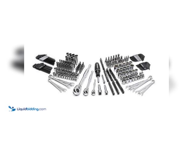 Lot 49-5554180 - Husky 280-Piece SAE/Metric Mechanics Tool Set with Tool Box Model # H280MTS Unused