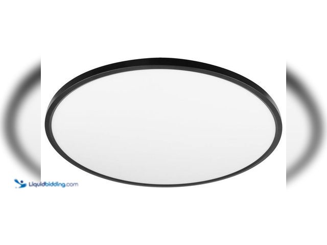 Lot 49-5406851 - Commercial Electric 25 in. 30-Watt Dimmable White Integrated LED 2100 Lumens Flat Panel Ceiling Flus...