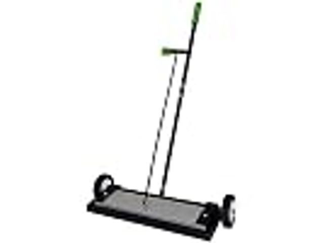 Lot 49-2024620 - Grip 24" Magnetic Sweeper With Wheels With Lever Release - 30 lb Capacity - Easy Cleanup of Workshop...