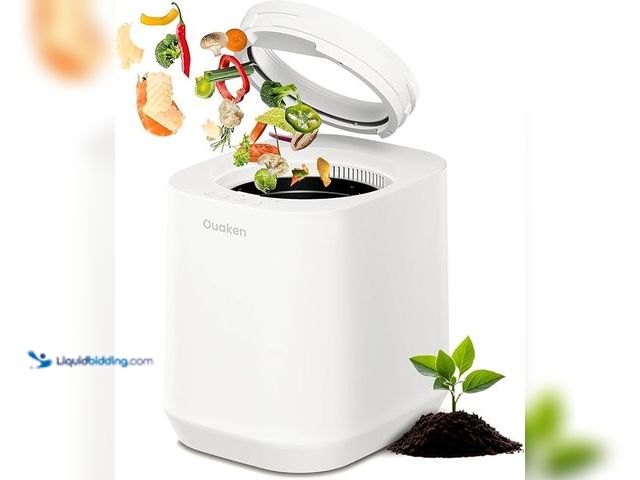 Lot 49-3600366 - 4L Electric Composter for Kitchen, Smart Countertop Compost Bin, Odorless | Low Noise | Auto-Cleanin...