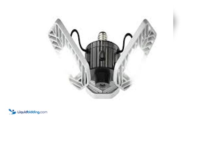 Lot 49-5459382 - QTY 2 - BEYOND BRIGHT 3500 Lumens 11.5 in. Single Pole Occupancy LED Flush Mount Garage Light. Model...