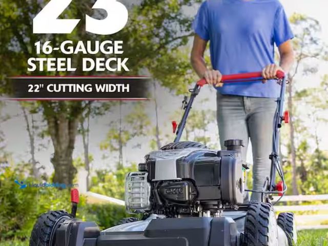 Lot 49-1631053 - Murray 22 in. 140 cc Briggs & Stratton Walk Behind Gas Self-Propelled Lawn Mower with Front Wheel Dr...