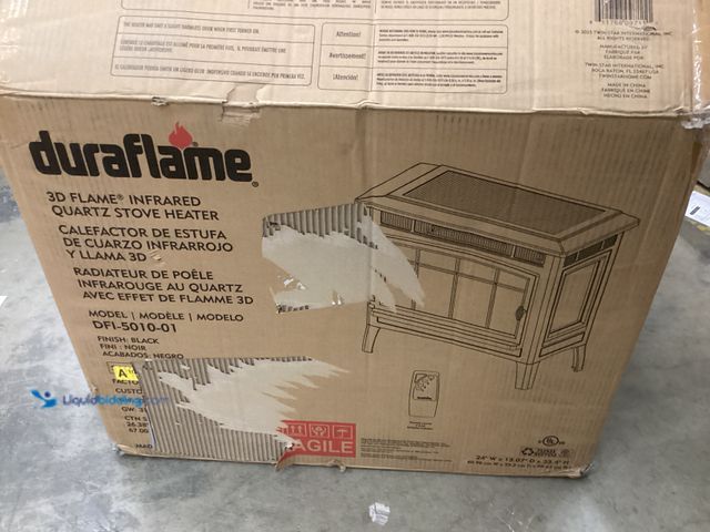 Lot 49-5486998 - Duraflame 3 Flame Infared Quartz Stove Heater Item is Factory Sealed