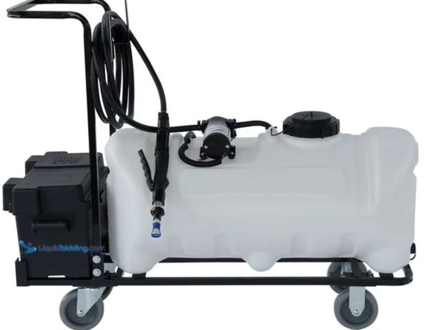 Lot 49-2006711 - Aqua Sub Cart - 25 gal. Industrial Watering Cart, Model # WMB-NC5250PN, MSRP $1,160.00, Used, No bat...