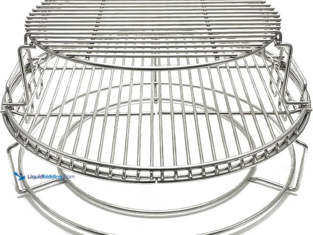 Lot 49-5437710 - Multi-Level Base Rack Grill Cooking Grate Stack Rack for BGE, Big Green Egg XL, Kamado Joe Big Joe I...