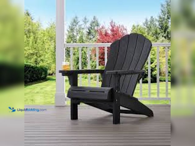 Lot 49-5553132 - Keter Everest Adirondack Chair with Integrated Cupholder MODEL:990338250 NEW