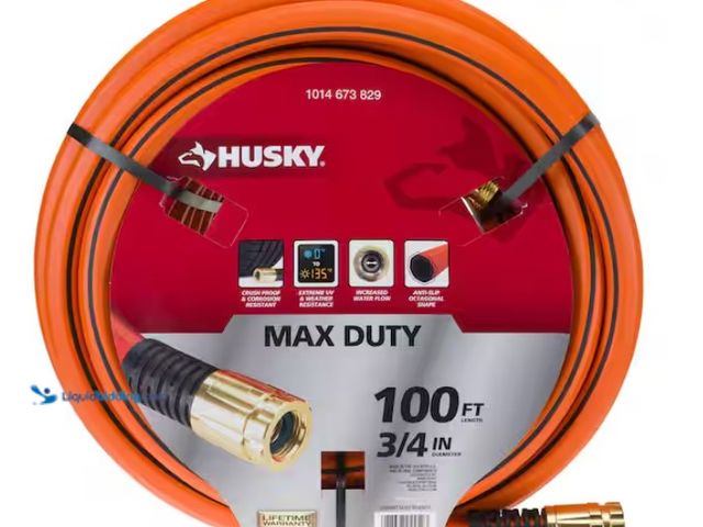 Lot 49-1567946 - Husky 3/4 in. Dia x 100 ft. Husky Max Duty Garden Hose, Model # CHDHMT34100, Slightly used.   Ref#SR...