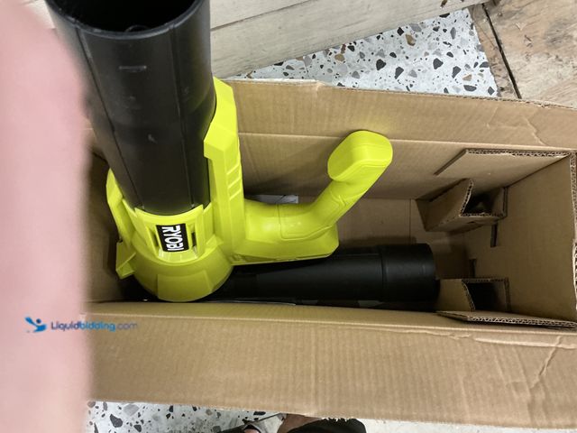 Lot 49-3564665 - Ryobi ONE+ 18V 90 MPH 250 CFM Cordless Battery Leaf Blower/Sweeper, Unused, tested works, tool only.