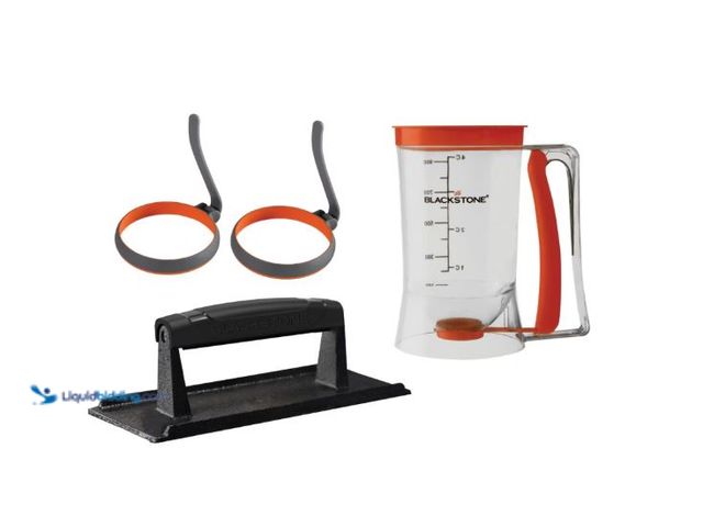 Lot 49-5551745 - Blackstone 4-Piece Professional Griddle Breakfast Kit, Unused with attachments