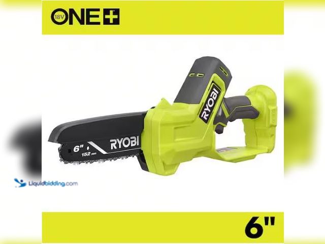 Lot 49-1569152 - RYOBI ONE+ 18V 6 in. Cordless Battery Compact Pruning Mini Chainsaw (Tool Only), Model # PCLCW01B, S...