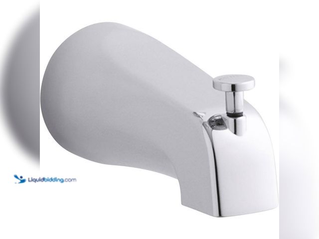 Lot 49-5449566 - KOHLER
Diverter Bath Spout Universal Connection in Polished Chrome (dusty from storage) Unused