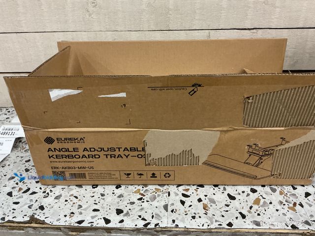 Lot 49-5489131 - EUREKA ERGONOMIC HEIGHT ADJUSTABLE MOUSE KEYBOARD TRAY UNDER DESK 28X10 SWIVEL. Model #6941471101251...