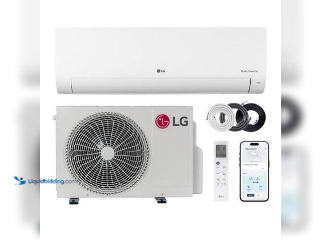Lot 49-5549991 - LG 21 SEER2 9,000 BTU Wi-Fi ready Duct-free Mini Split Heater & Air Conditioning Inverter Driven Hea...