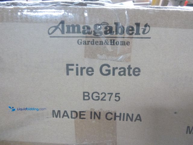 Lot 49-1518368 - Amagabeli Fireplace Log Grate Round 27 inch Heavy Duty Model #BG275, New  Ref#MTMED0624