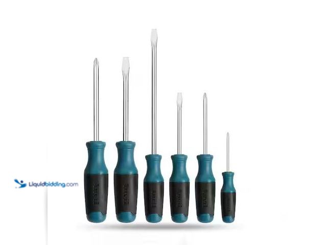 Lot 49-5557961 - Anvil
6-Piece Screwdriver Set, Factory Sealed