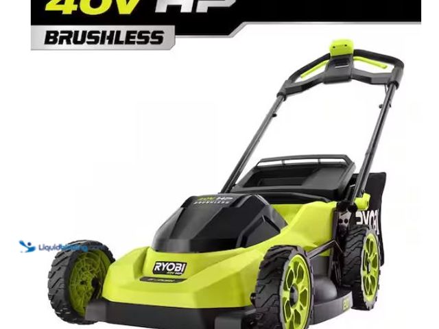 Lot 49-1627539 - RYOBI 40V HP Brushless 20 in. Cordless Battery Walk Behind Push Lawn Mower (Tool Only) Model # RY40H...