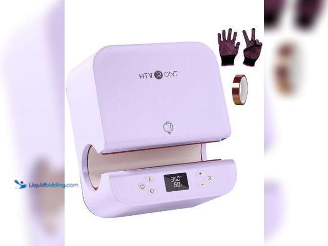 Lot 49-3524458 - HTVRONT Auto Tumbler Heat Press Machine - Mug Heat Press Heat Up Fast & Even, Professional Tumbler P...