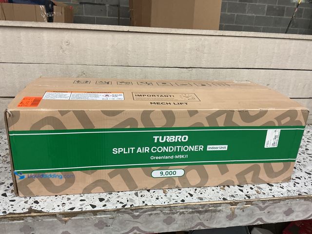 Lot 49-5485408 - Greenland 9,000 BTU WiFi Ductless Mini Split AC. Model #m9k/1. Unused. Indoor unit only.