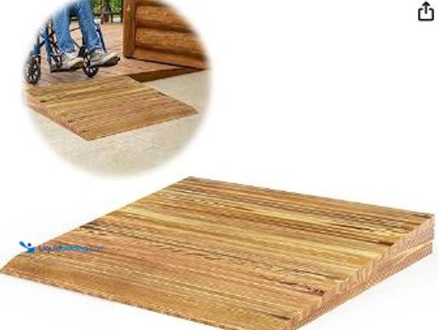 LiquidBidding - Lot 49-5423973 - Wooden Threshold Ramp for Home Steps ...