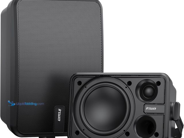 Lot 49-5437520 - Inwa Outdoor Bluetooth Speakers, Active Passive Wall Mount Speaker, Waterproof Wireless Indoor/Outdo...